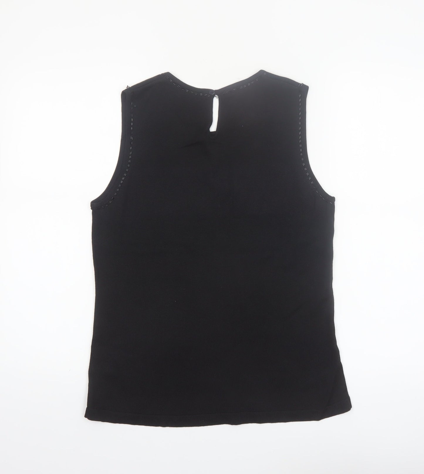 Twilfit Women's Black Cotton Viscose Tank Top L