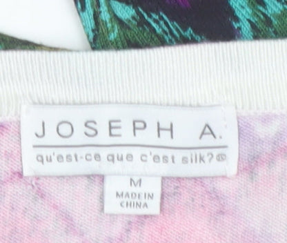Joseph A. Women’s Multicoloured M Geometric Knit Cardigan