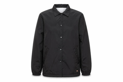 Dickies Womens Black Nylon Coach Jacket S Casual Workwear Style