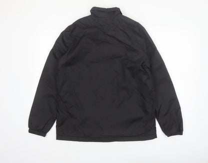 Dickies Womens Black Nylon Coach Jacket S Casual Workwear Style