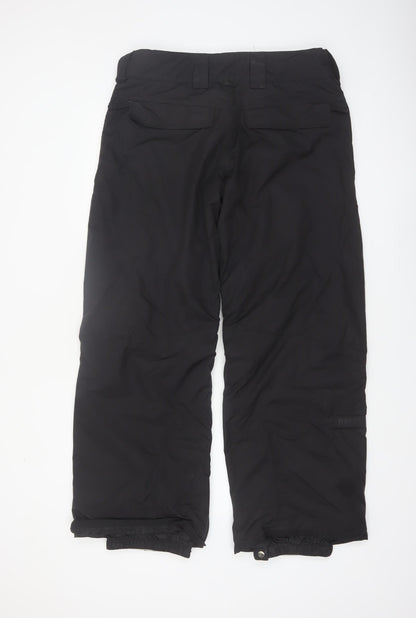 PowderRoom Trilogy Mens Black L Snow Pants Waterproof Winter Trousers