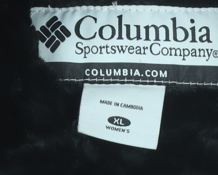Columbia Women's Red XL Puffer Jacket Waterproof Winter Outdoor Coat