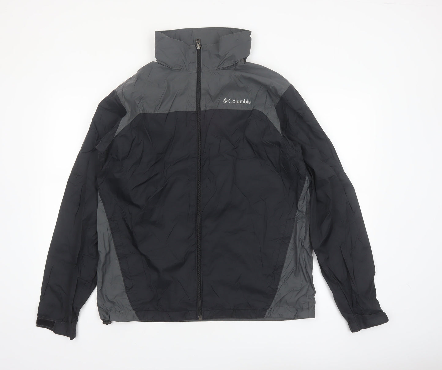 Columbia Men's Black M Windbreaker Jacket Lightweight Outdoor Coat