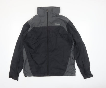 Columbia Men's Black M Windbreaker Jacket Lightweight Outdoor Coat