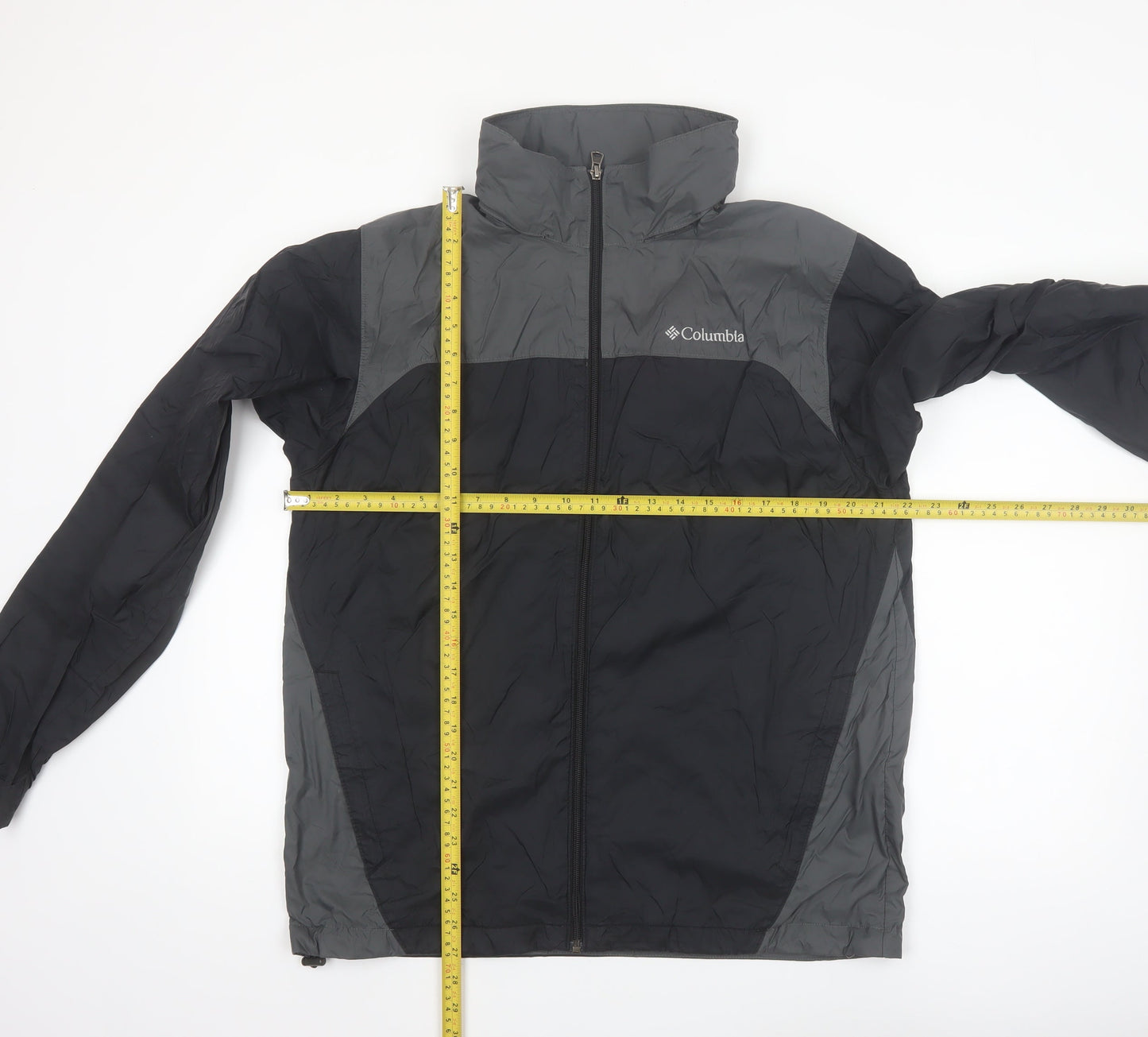 Columbia Men's Black M Windbreaker Jacket Lightweight Outdoor Coat