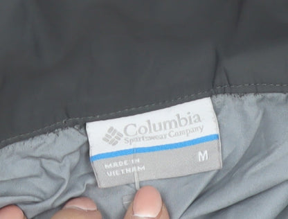 Columbia Men's Black M Windbreaker Jacket Lightweight Outdoor Coat