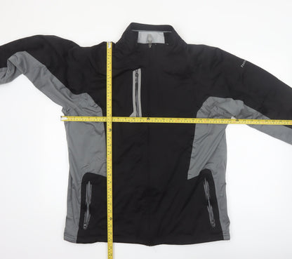 Adidas Men's Black Climaproof Golf Windbreaker Jacket L Waterproof