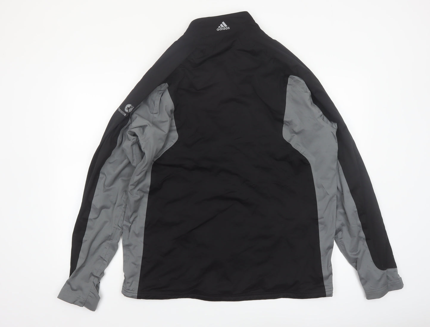 Adidas Men's Black Climaproof Golf Windbreaker Jacket L Waterproof