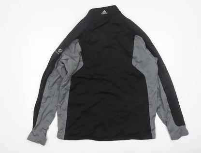 Adidas Men's Black Climaproof Golf Windbreaker Jacket L Waterproof