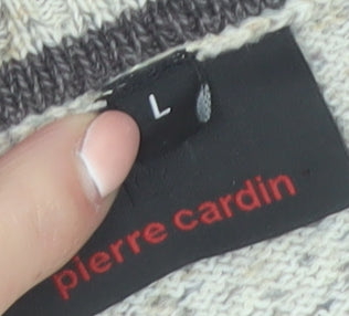 Pierre Cardin Men’s Multicoloured Fair Isle Wool Vest L