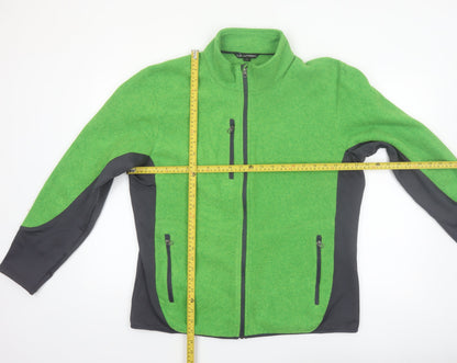 Port Authority Mens Green Soft Shell Fleece Jacket Size L