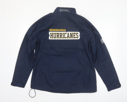 Kewl Men’s Blue Windbreaker Jacket L Sports Team Mississauga Hurricanes
