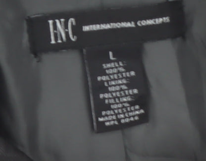 IN-C International Concepts Men's Grey L Puffer Jacket Polyester