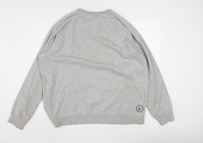 FatFace Men's Grey Raleigh Cycling Graphic Pullover Sweatshirt XL