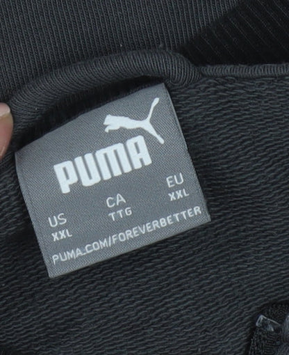 Puma Men’s Black Manchester City Bomber Jacket 2XL Full Zip