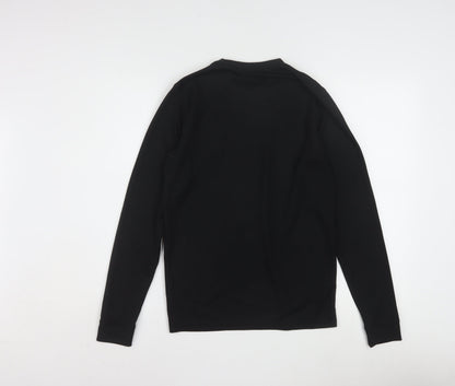 Campri Men's Black Long Sleeve Athletic Quick Dry Top M