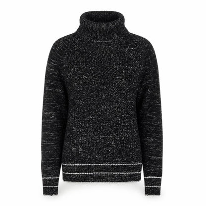 De Rotchild Womens Black V-Neck Knit Pullover Jumper Size S