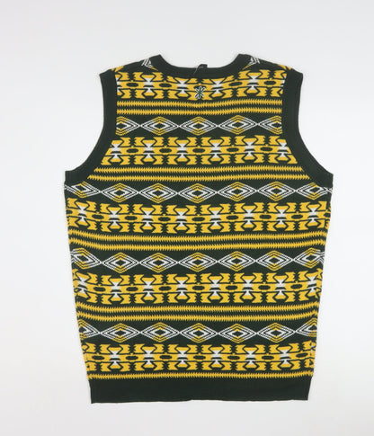 Team NFL Men’s Multicoloured Acrylic Knit Sleeveless Vest M