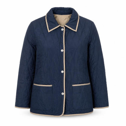 Windsmoor Women's Blue Quilted Mid-Length Jacket Size M