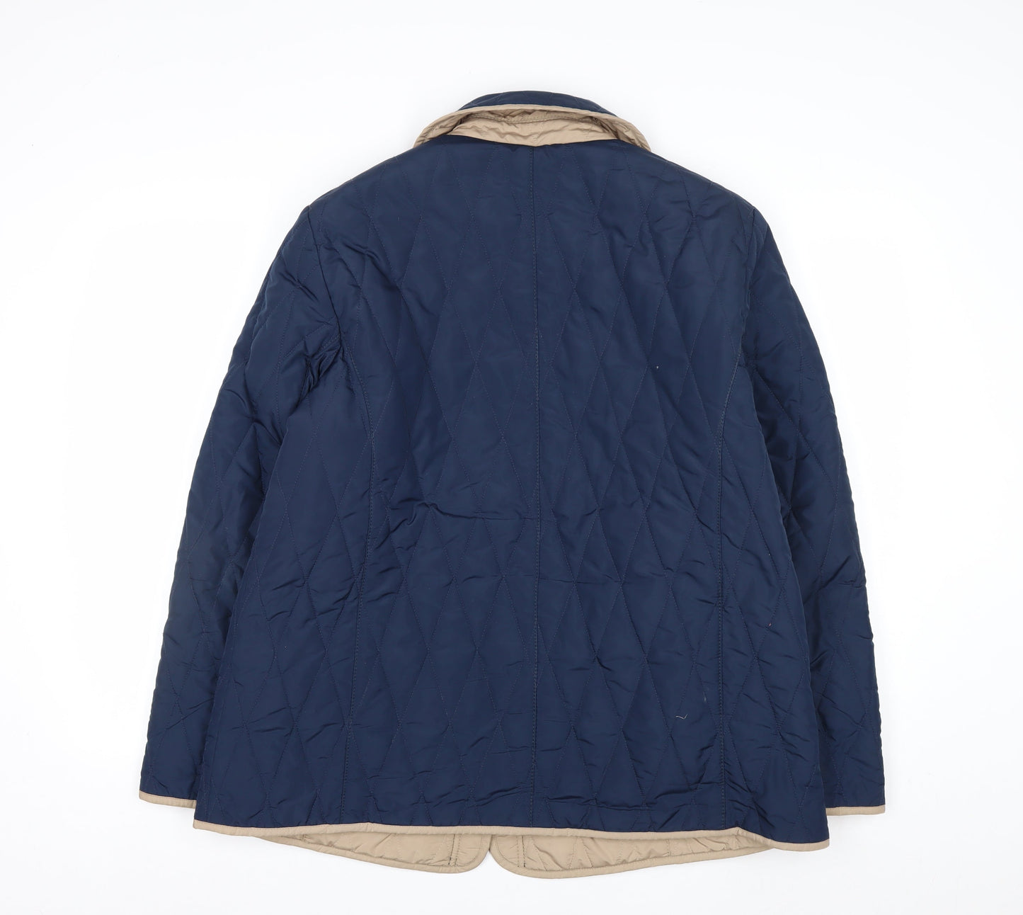 Windsmoor Women's Blue Quilted Mid-Length Jacket Size M
