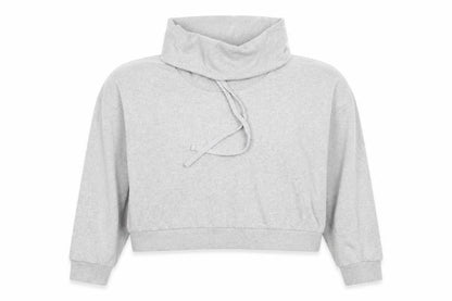 AllSaints Womens Grey XS Pullover Hooded Sweatshirt 100% Cotton