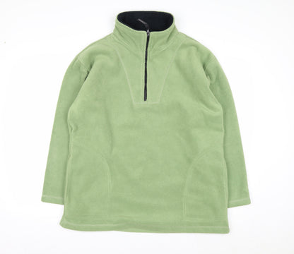 Nuggets Classic Collection Green Fleece 1/2 Zip Pullover Sweatshirt S/M