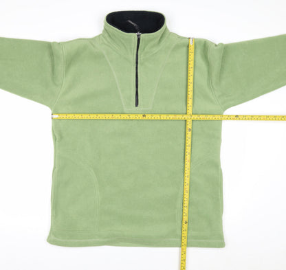 Nuggets Classic Collection Green Fleece 1/2 Zip Pullover Sweatshirt S/M