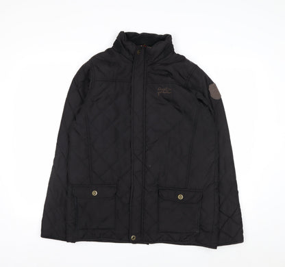 Regatta Women’s Black Quilted Jacket 34in Classic Mid-Length Polyester