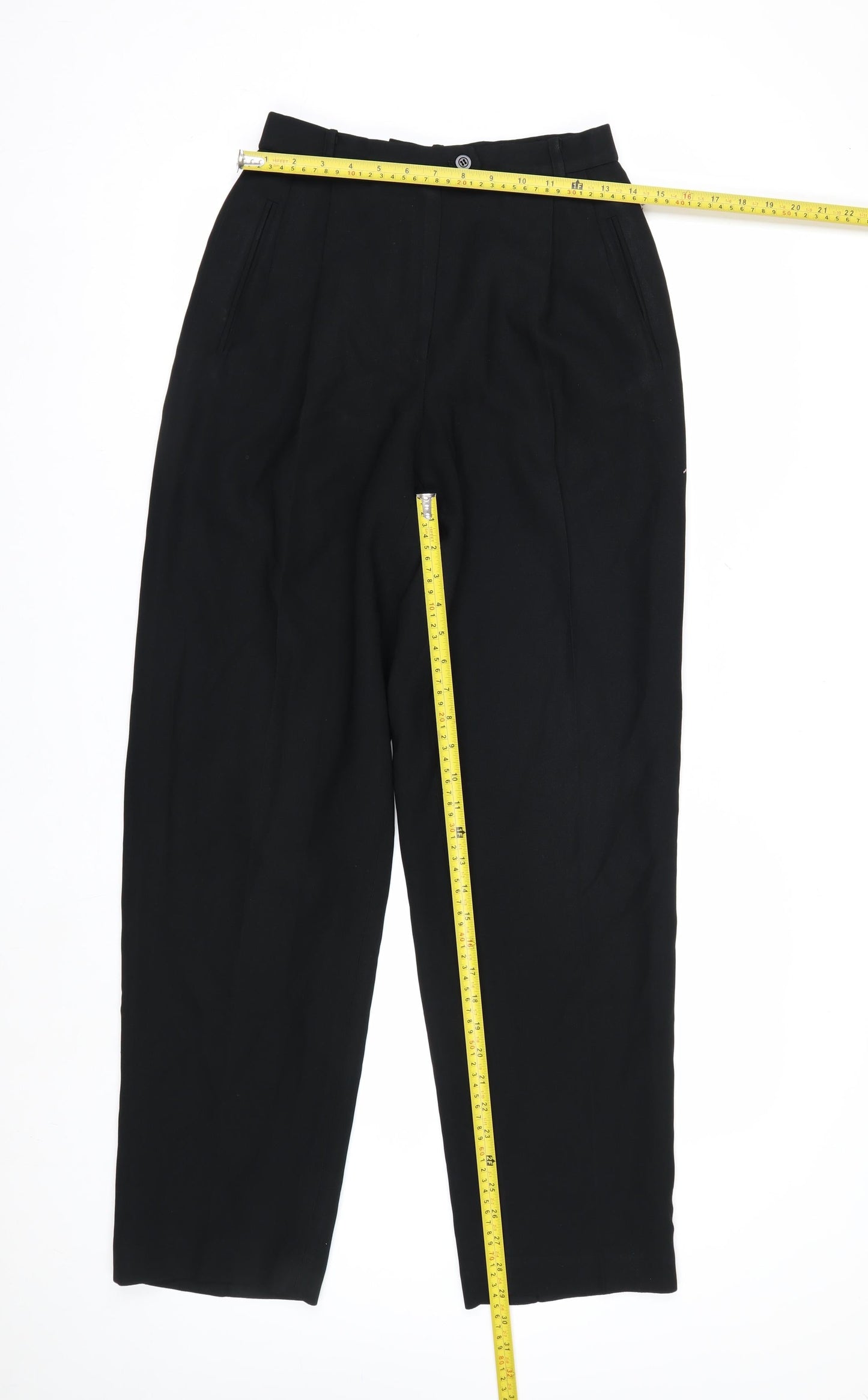 Liz Claiborne Women’s Black Pleated Dress Trousers Size 4