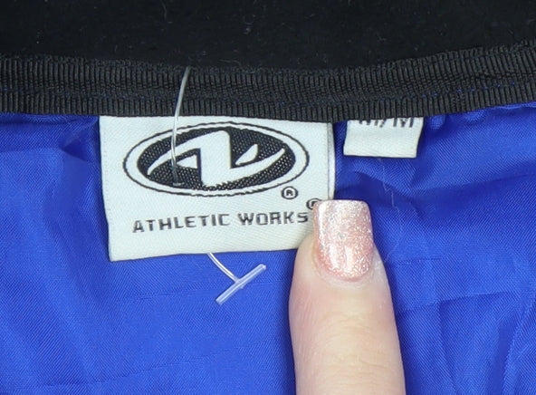 Athletic Works Women's Blue Softshell Jacket Size M Full Zip