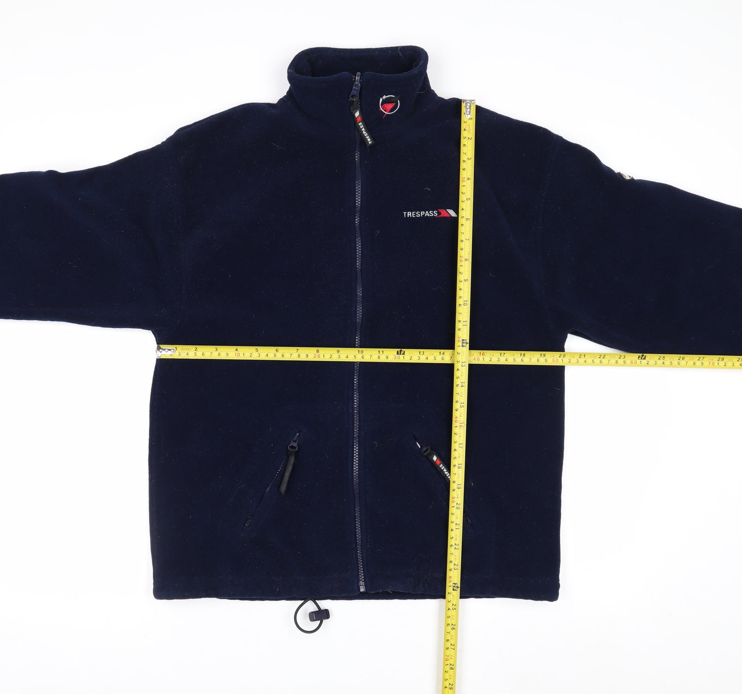 Trespass Men's Blue Full Zip Fleece Sweatshirt Size S Outdoor Jacket