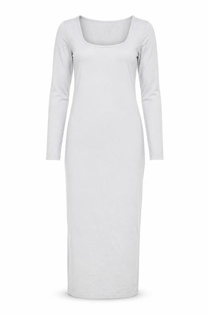 Boohoo Women’s Grey Long Sleeve Bodycon Maxi Dress Size 12