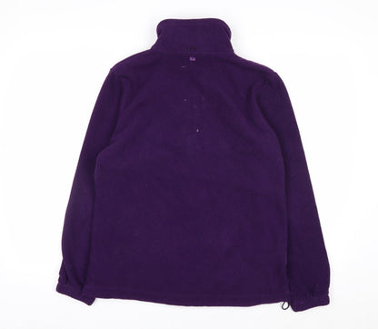 Mountain Warehouse Women’s Purple Full Zip Fleece Jacket UK 10