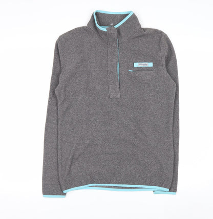 Columbia Women’s Grey Fleece Pullover Sweatshirt Small