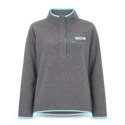 Columbia Women’s Grey Fleece Pullover Sweatshirt Small