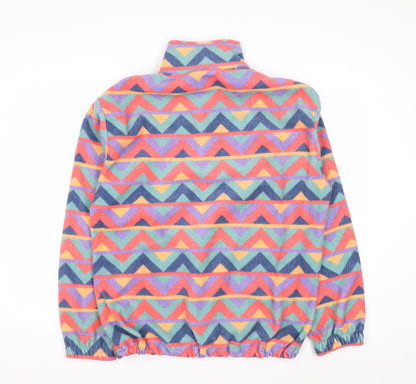 H&L Womens Multicoloured Fleece Pullover Sweatshirt Small