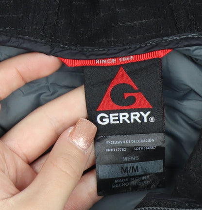 Gerry Men's Grey Hooded Puffer Jacket M Winter Down Outdoor