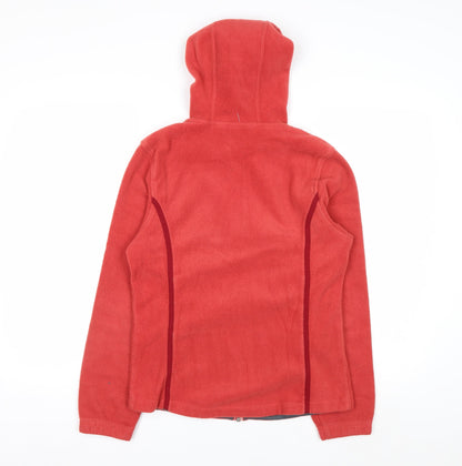 Columbia Women's Red Full Zip Fleece Hoodie Size S