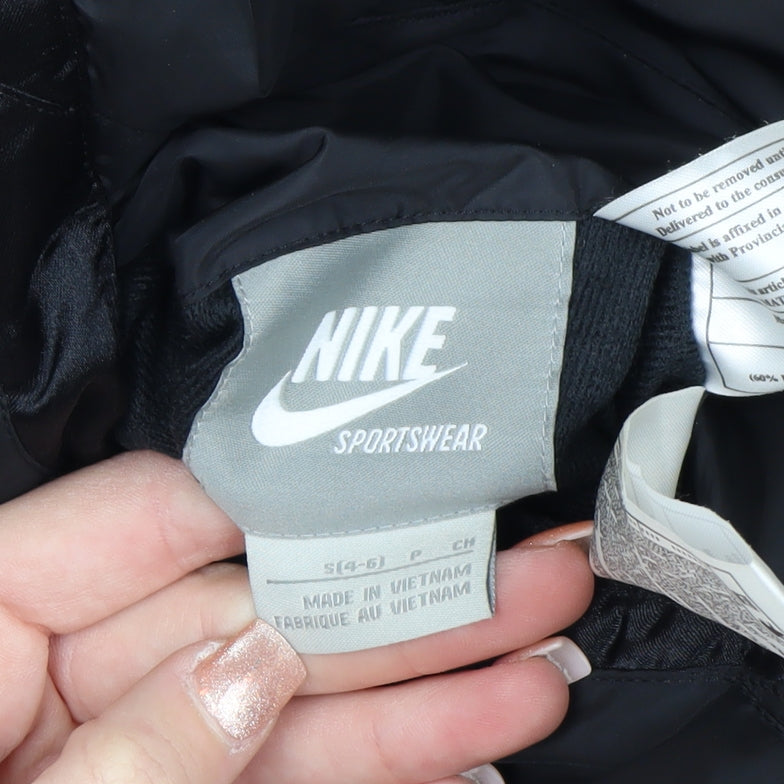 Nike Womens Silver Puffer Waistcoat S Sleeveless Sports Gilet