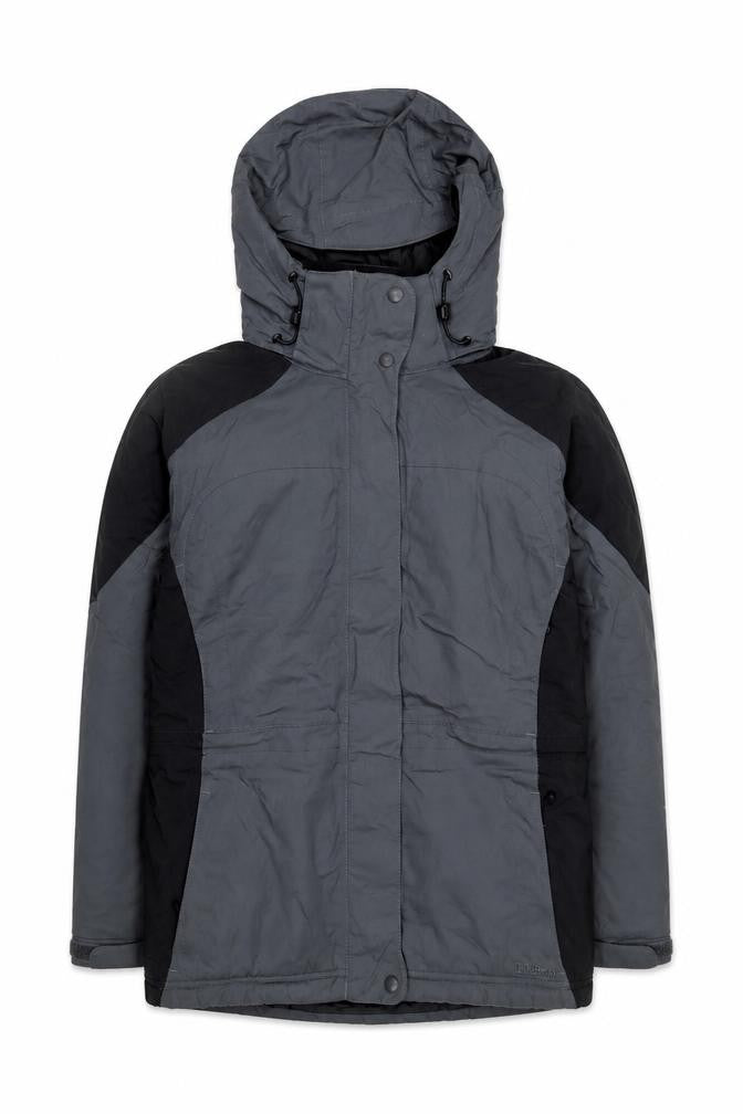L.L.Bean Men's Grey Hooded Waterproof Insulated Parka Jacket M