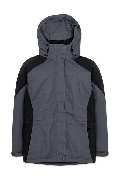 L.L.Bean Men's Grey Hooded Waterproof Insulated Parka Jacket M
