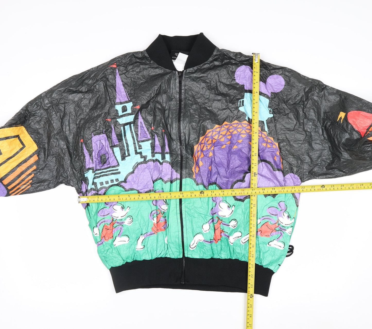 Disney Originals Womens Multicoloured L Bomber Jacket 90s Marathon Mickey