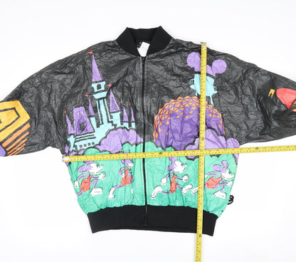 Disney Originals Womens Multicoloured L Bomber Jacket 90s Marathon Mickey