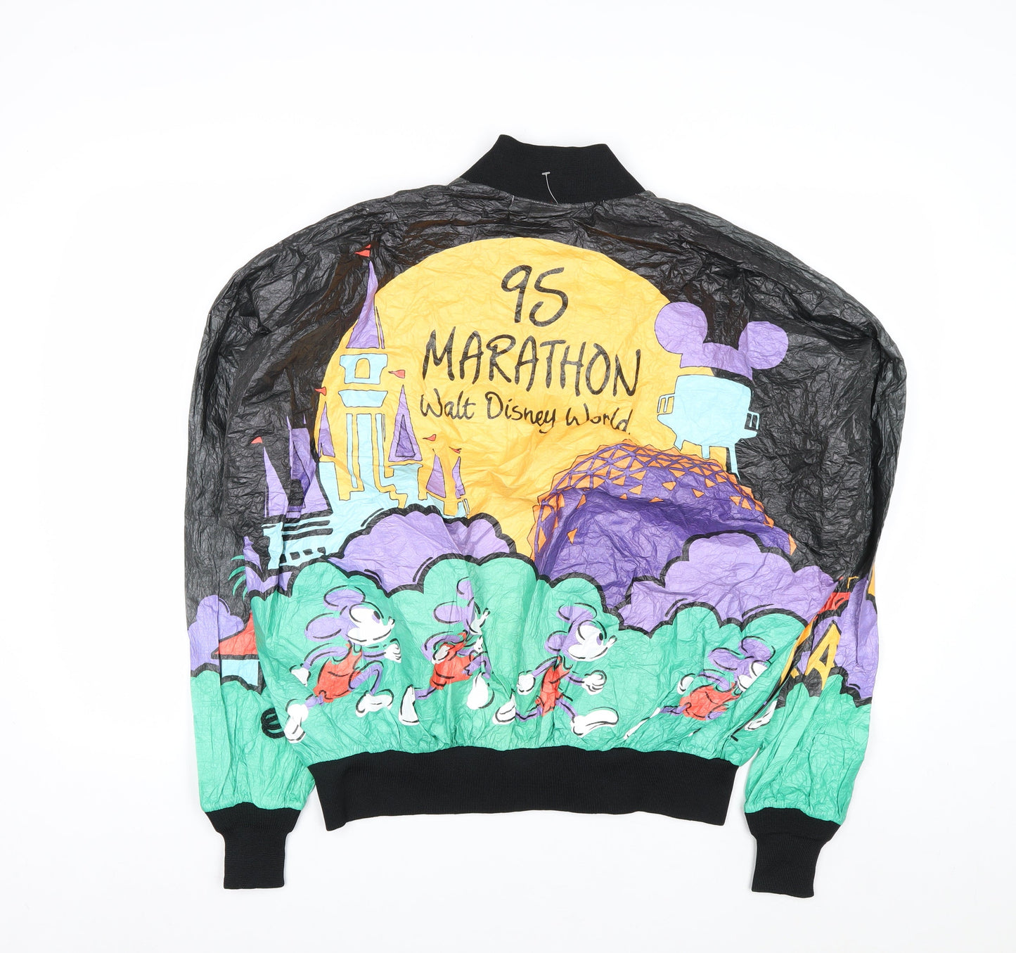 Disney Originals Womens Multicoloured L Bomber Jacket 90s Marathon Mickey