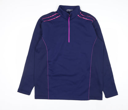 Nike Golf Women's Navy Therma-Fit 1/2 Zip Pullover Sweatshirt Size L