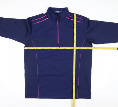 Nike Golf Women's Navy Therma-Fit 1/2 Zip Pullover Sweatshirt Size L