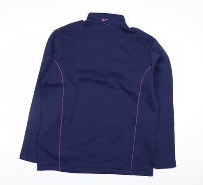 Nike Golf Women's Navy Therma-Fit 1/2 Zip Pullover Sweatshirt Size L