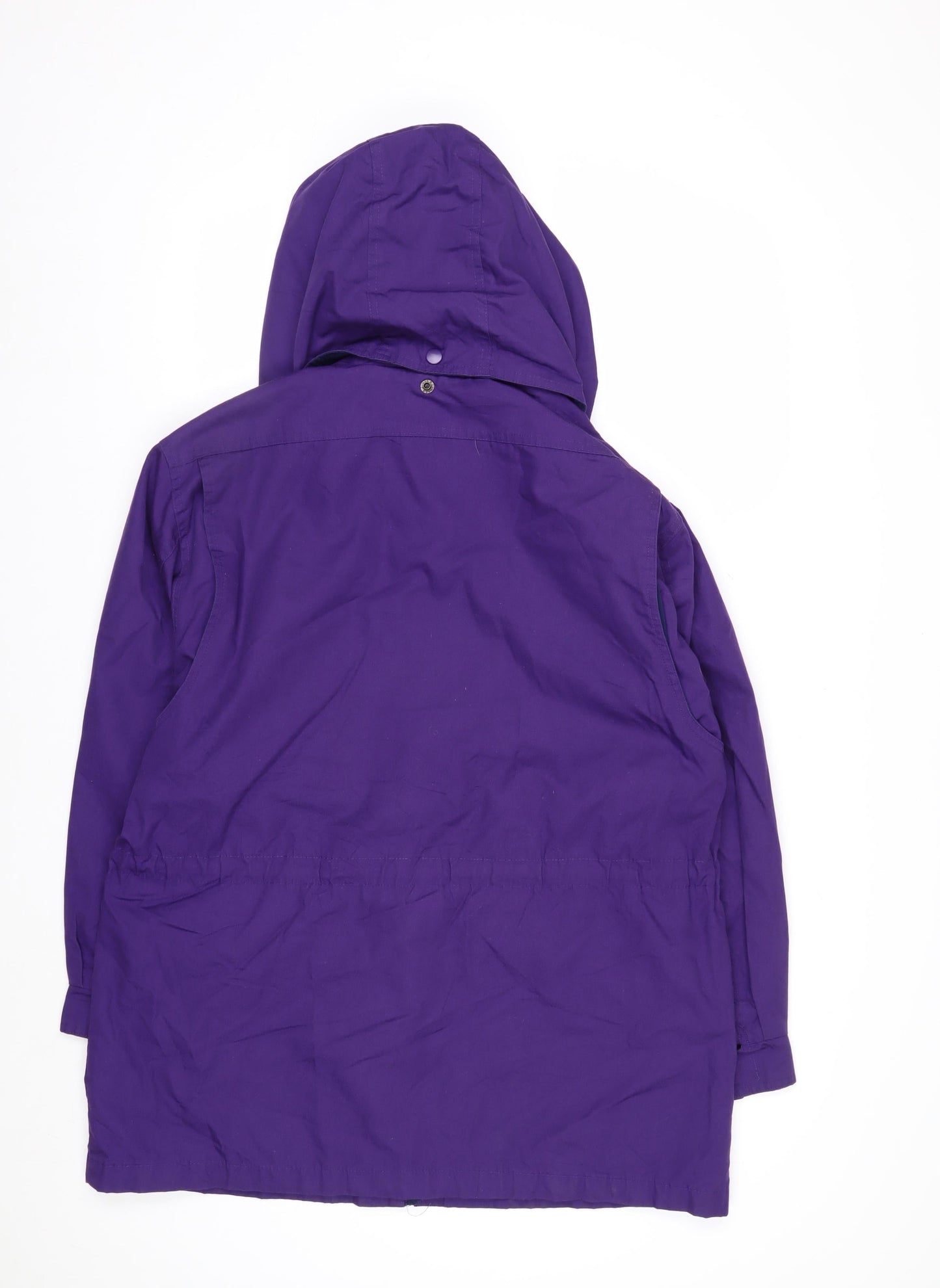 Pacific Trail Men's Purple L Hooded Parka Coat Water Resistant Lined Jacket