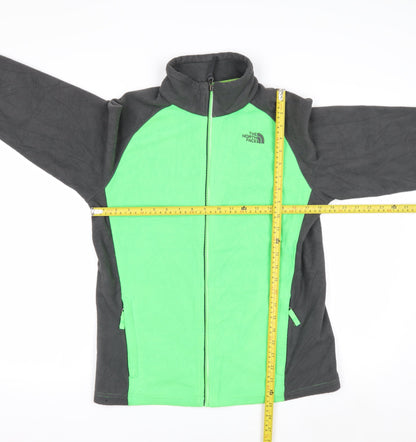 The North Face Teens Green Full Zip Fleece Sweatshirt XL