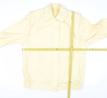 Lady Adler Women's Yellow Classic Short Jacket Size 12